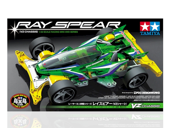 Tamiya 18099 Mini 4WD 1:32 Ray Spear VZ Chassis
