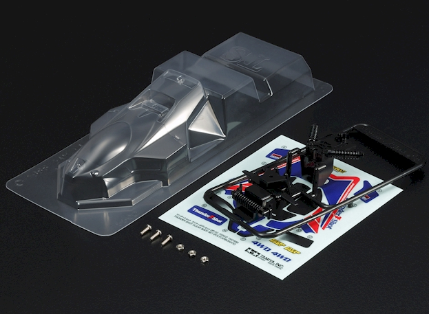 Tamiya 15502 Mini 4WD 1:32 Thunder Shot Polycarbonate Clear Body Set
