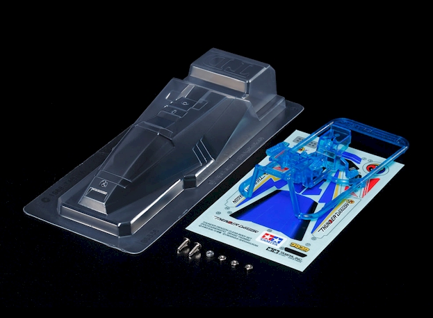 Tamiya 95405 Mini 4WD 1:32 Thunder Dragon Polycarbonate Clear Body Set