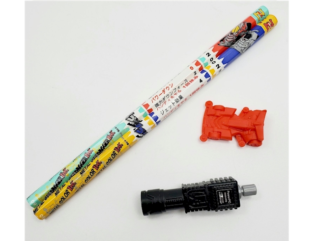 Takara Tomy Tamiya Mini 4WD #09 Neo-Tridagger ZMC Pencil Set Shooter Cap Bakuso Kyodai Let’s & Go!!