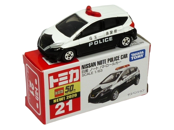Tomica 021 Nissan Note Japanese Police Patrol Car "NEW 2020" BOXED SEALED