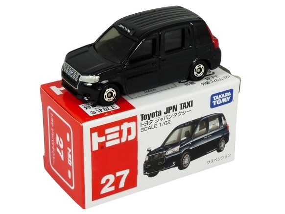 Tomica 027 Toyota JPN Japan Taxi black BOXED SEALED