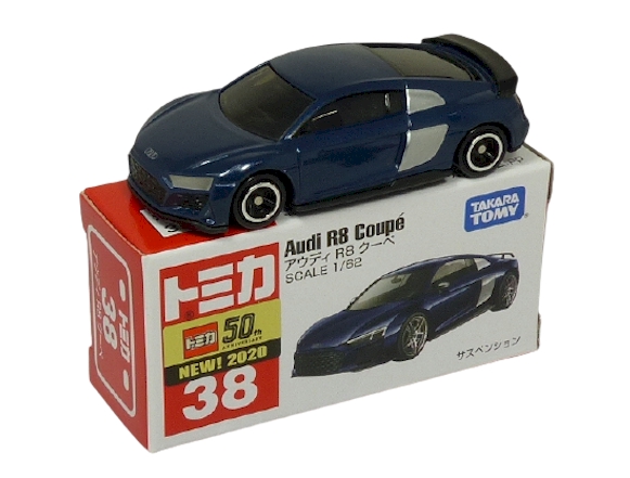 Tomica 038 Audi R8 blue "NEW 2020" BOXED SEALED