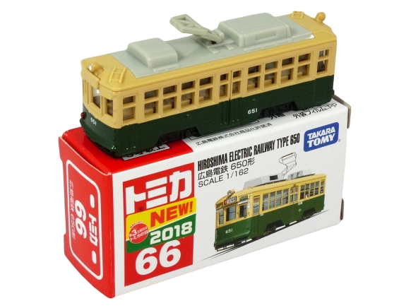 Tomica 066 Type 650 Tram Hiroshima Electric Railway "New 2018" BOXED SEALED