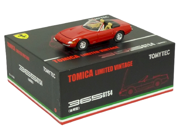 Tomica Limited Vintage Neo 1:64 Ferrari 365 GTS4 Daytona Spyder red