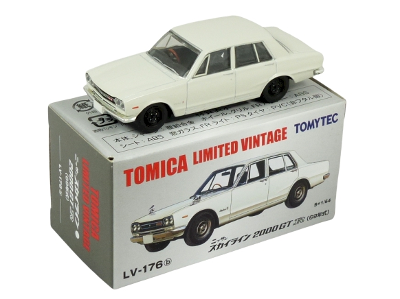 Tomica Limited Vintage Neo LV-176b 1:64 Nissan Skyline 2000 GT-R white