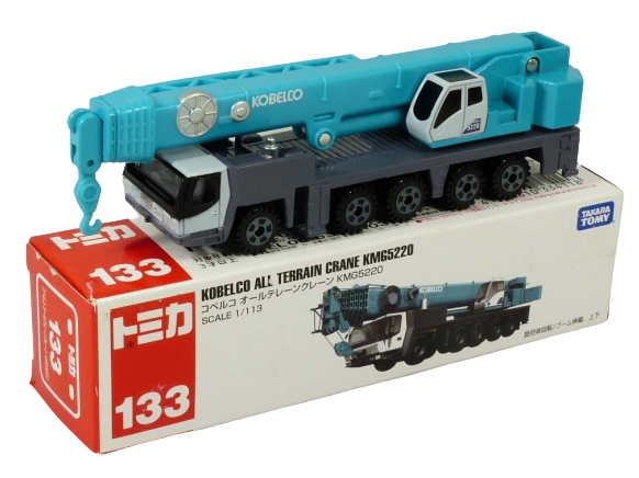 Tomica 133 Kobelco All Terrain Mobile Crane KMG5220 BOXED SEALED