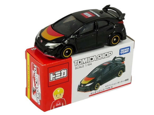 Tomica Shop Honda Civic Type R FK2 black yellow & red BOXED