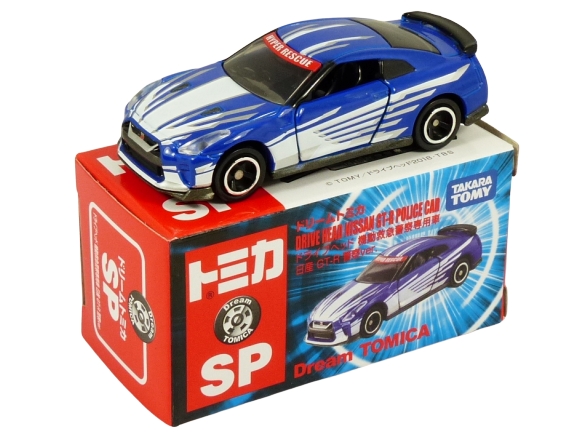 Tomica Dream SP Nissan R35 GT-R Drive Head Police Car Hyper Rescue BOXED