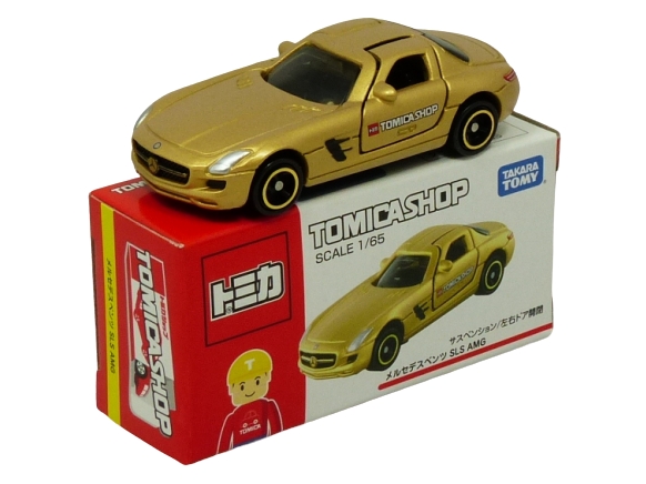 Tomica Shop Mercedes-Benz SLS AMG gold BOXED
