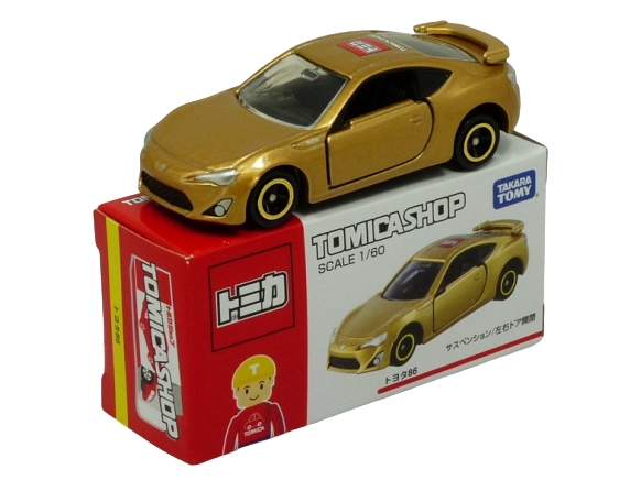 Tomica Shop Toyota GT86 gold BOXED